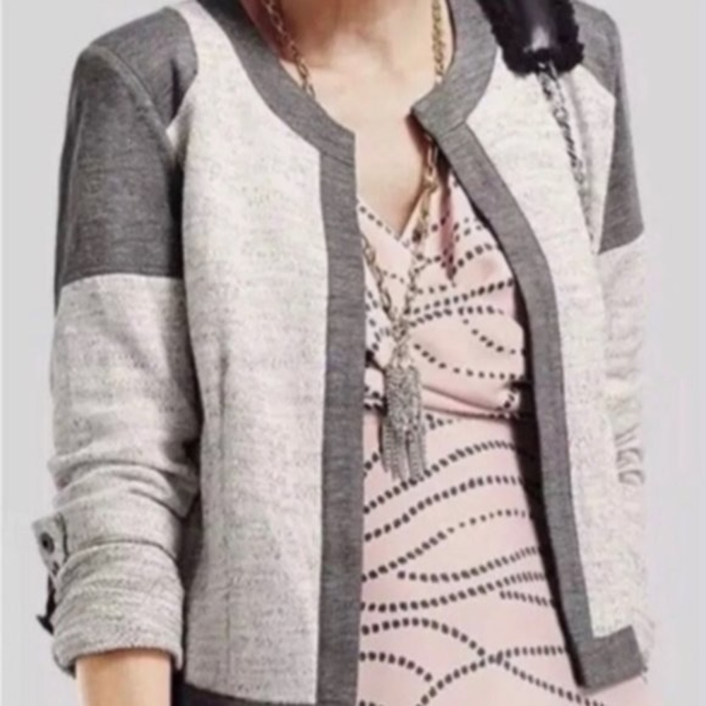 CAbi Shrunken Gunmetal Blazer